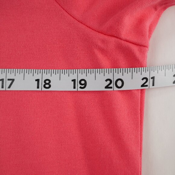 Quacker Factory Shorts Shirt SET Womens Medium Coral Embroidered 100% Cotton - Picture 14 of 16